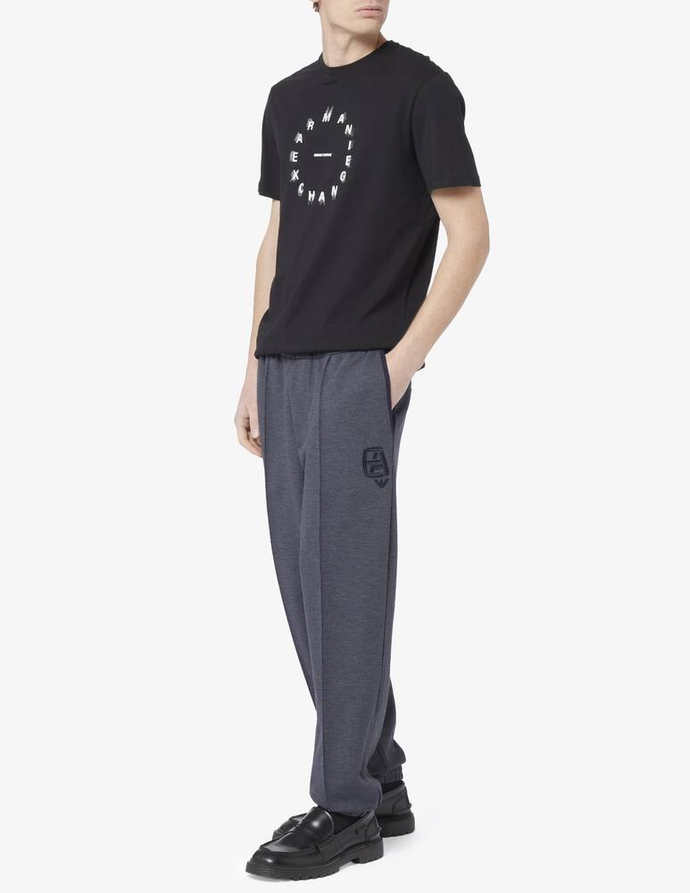 rinascente Emporio Armani Pantaloni jogger stampa denim