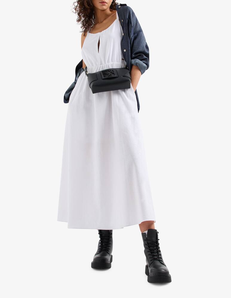 rinascente Armani Exchange Midi dress with wide skirt