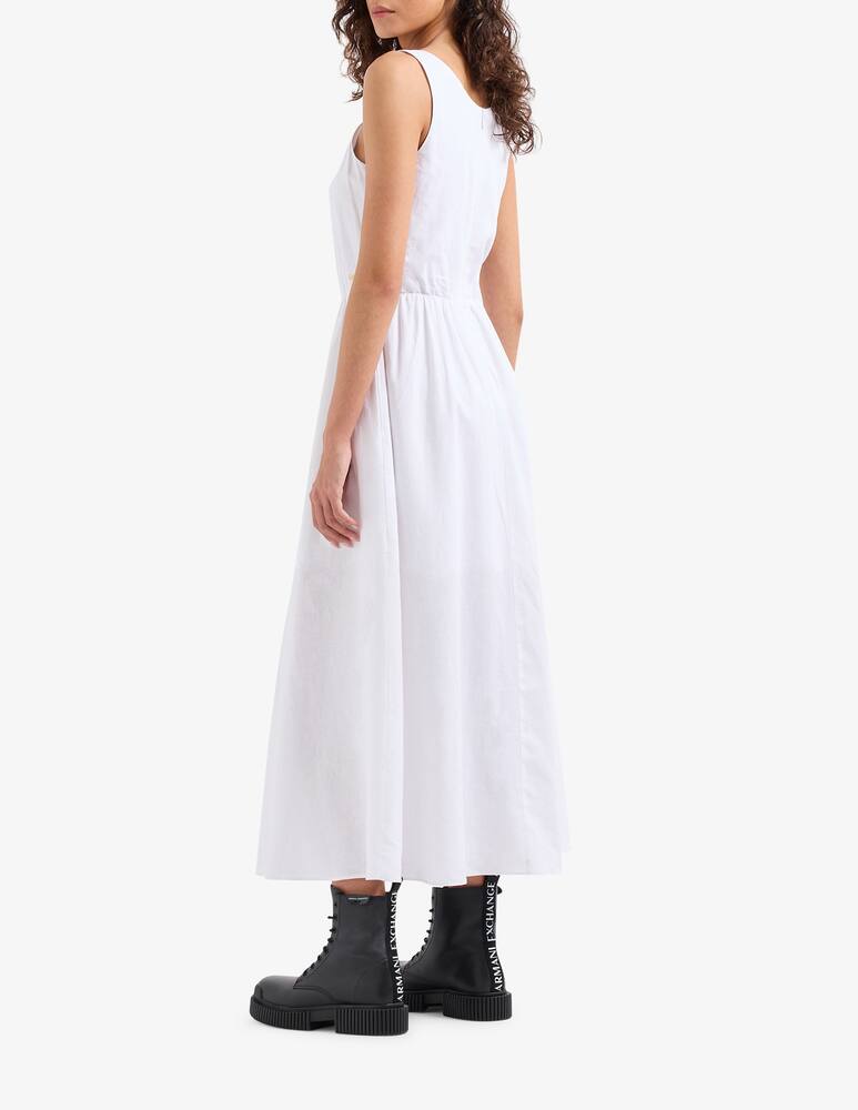 rinascente Armani Exchange Midi dress with wide skirt