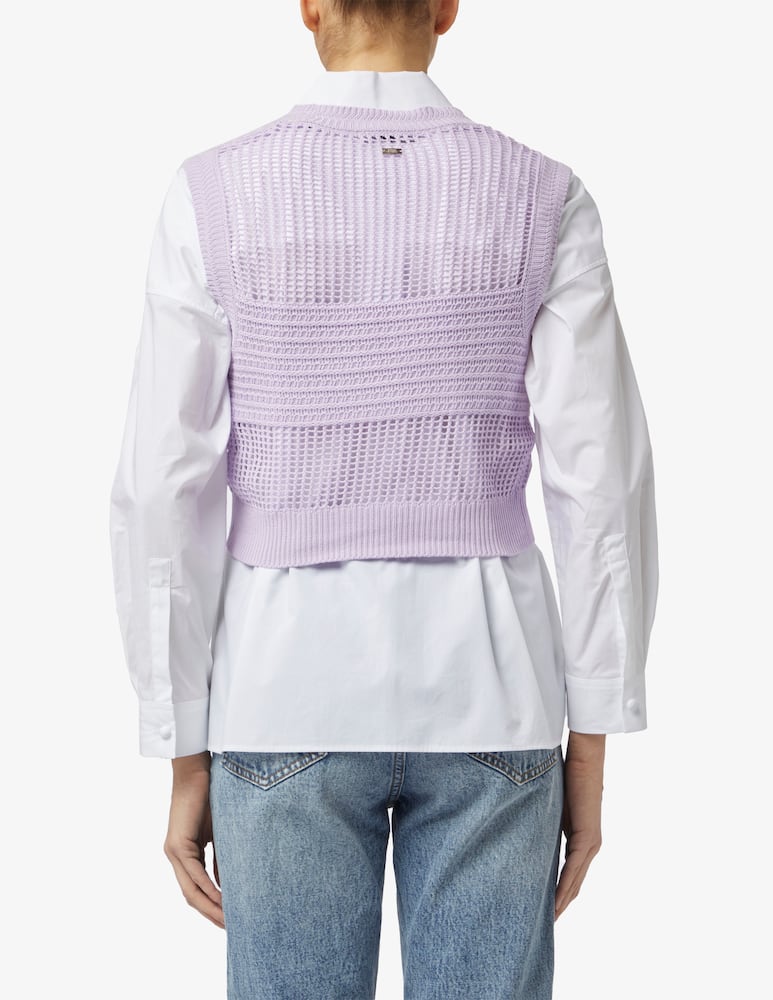 rinascente Armani Exchange Gilet in maglia traforata