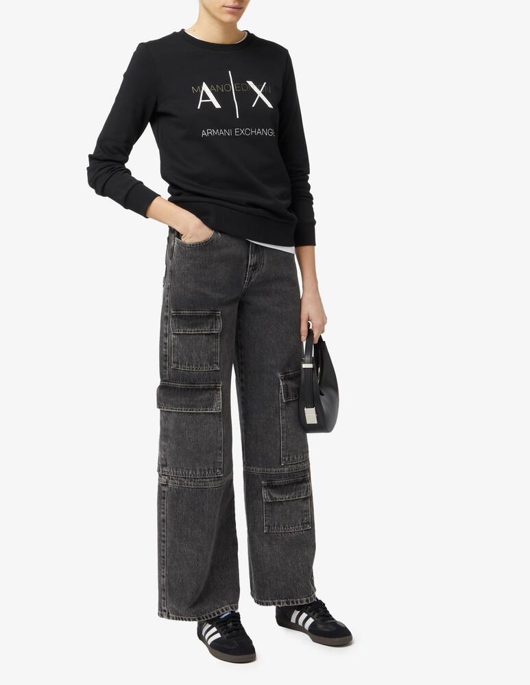 rinascente Armani Exchange Felpa girocollo in cotone