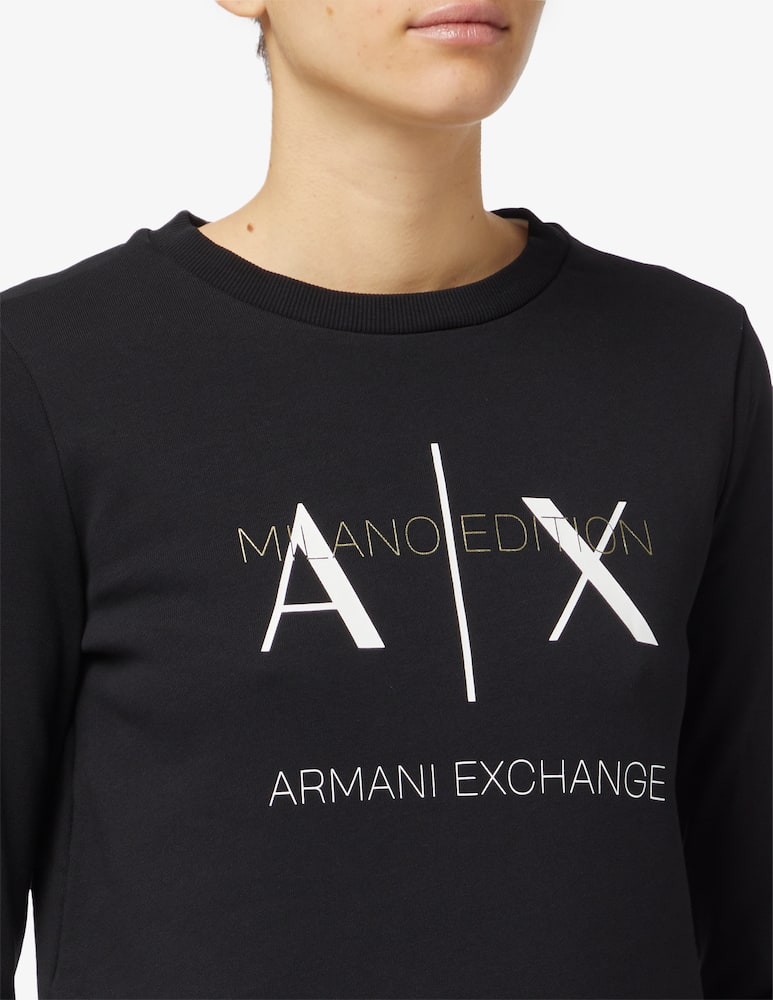 rinascente Armani Exchange Felpa girocollo in cotone