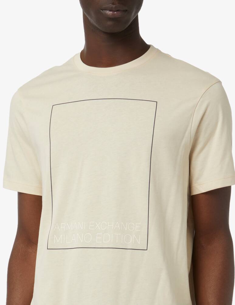 rinascente Armani Exchange Maglietta regular fit big logo square