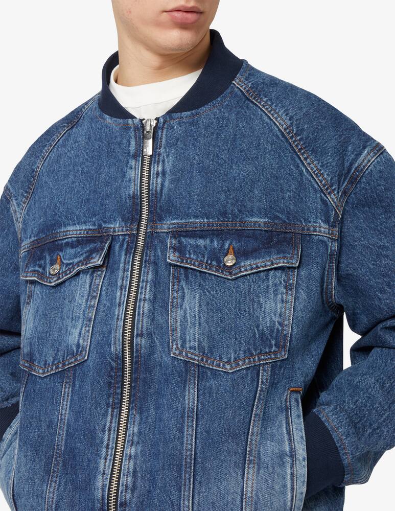 rinascente Armani Exchange Denim bomber jacket
