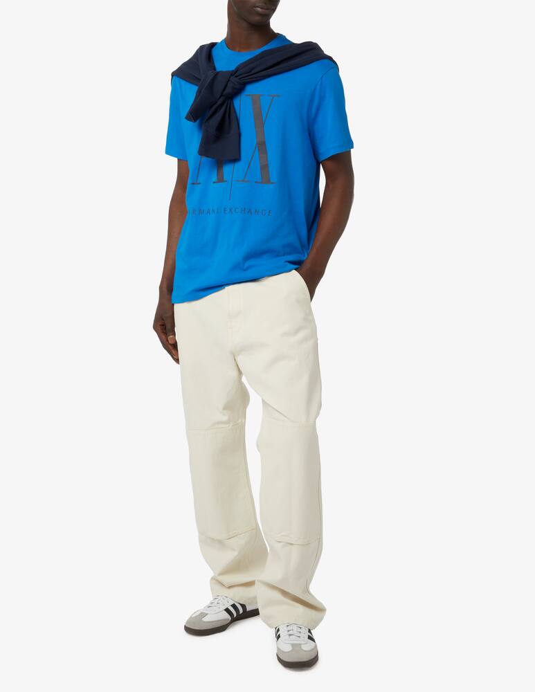 rinascente Armani Exchange Icon big logo regular fit t-shirt