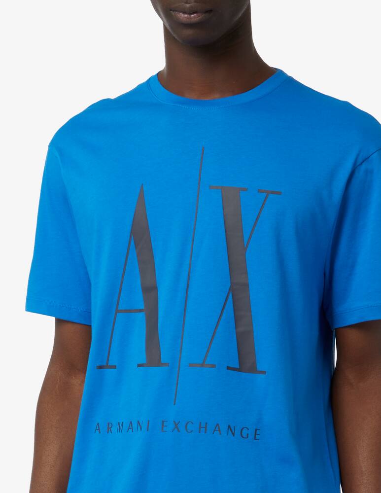rinascente Armani Exchange Icon big logo regular fit t-shirt