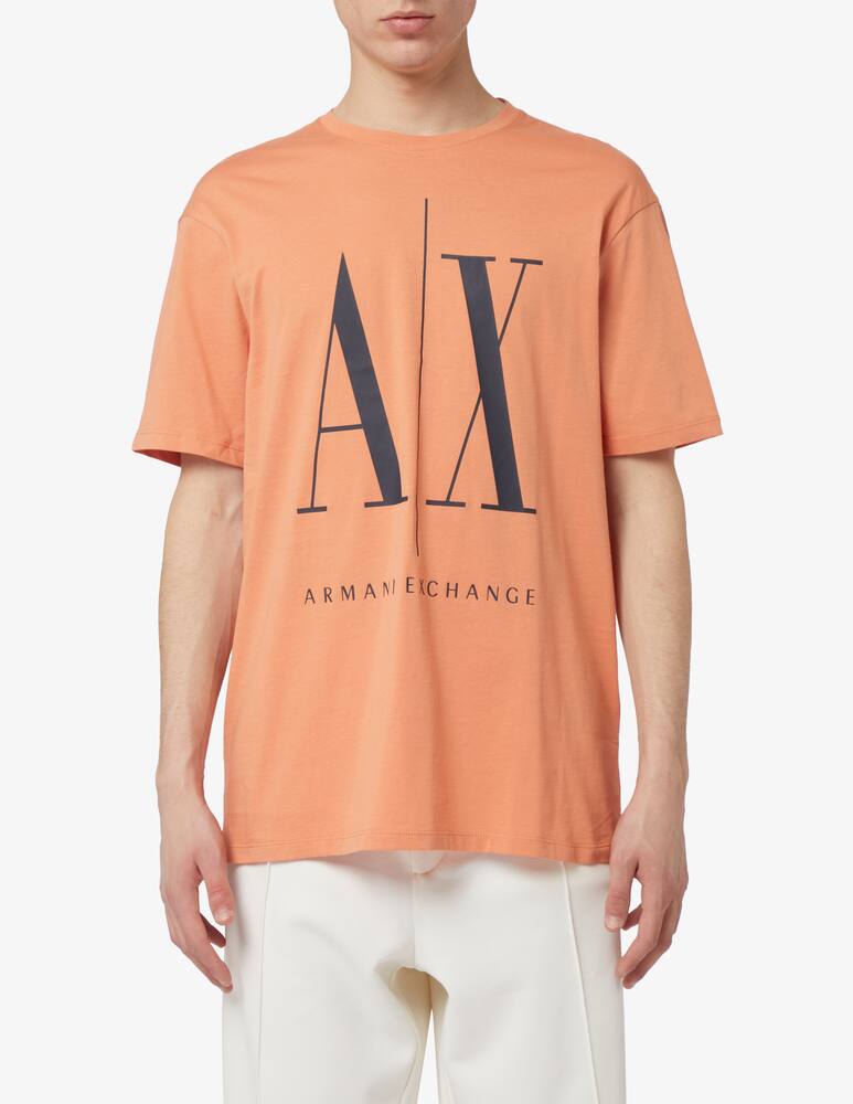 rinascente Armani Exchange Icon big logo regular fit t-shirt