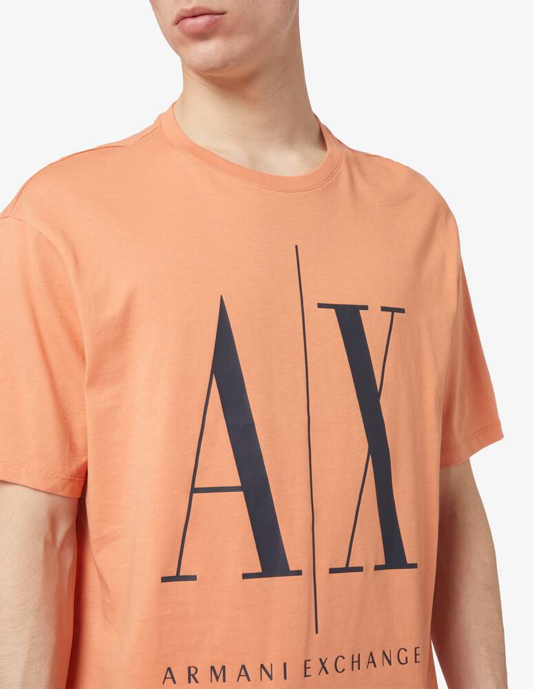 rinascente Armani Exchange Icon big logo regular fit t-shirt