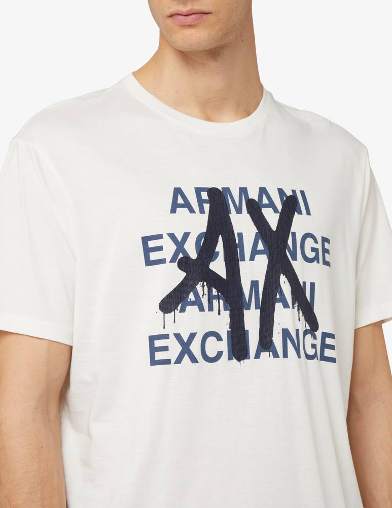 rinascente Armani Exchange Maglietta regular fit stampa graffiti