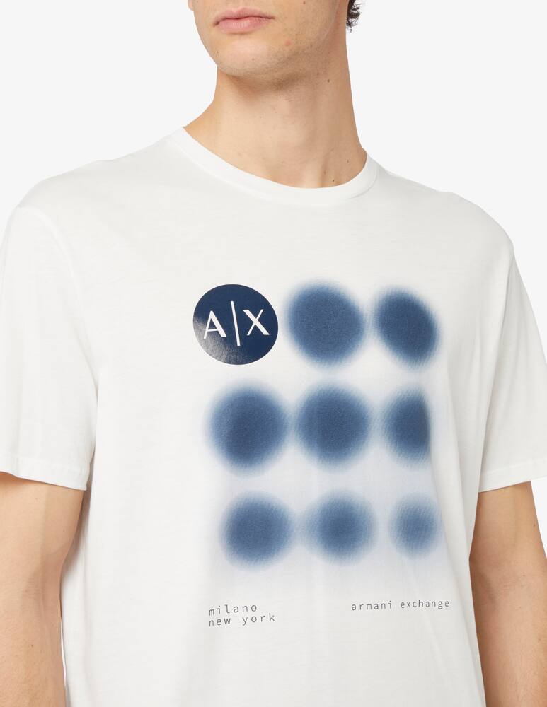 rinascente Armani Exchange Maglietta regular fit logo sfere