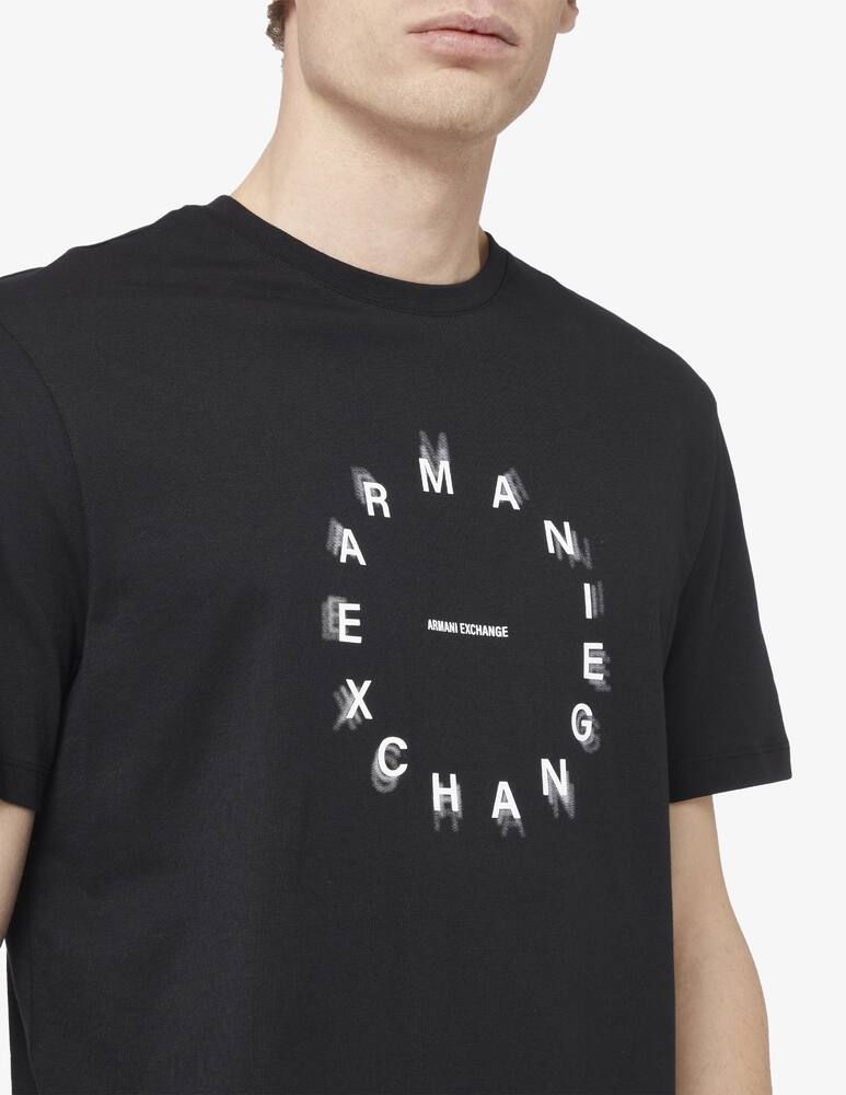 Armani Exchange Maglietta regular fit big logo centrale circolare - immagine 4 Armani Exchange Maglietta regular fit big logo centrale circolare - immagine 4