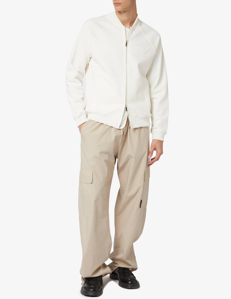 rinascente Emporio Armani Giacca bomber interlock piquet aquila