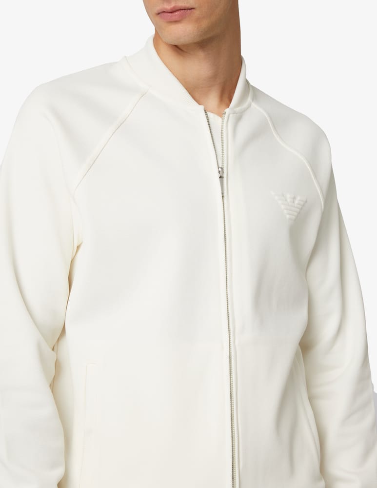 rinascente Emporio Armani Giacca bomber interlock piquet aquila