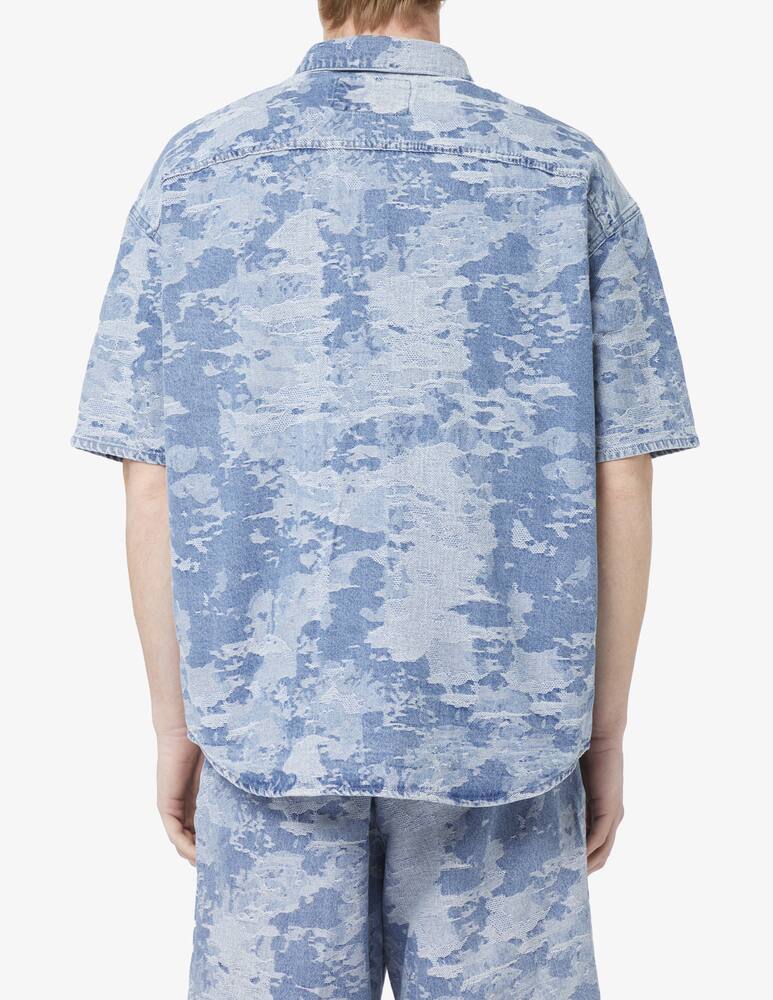 rinascente Emporio Armani Camo denim shirt