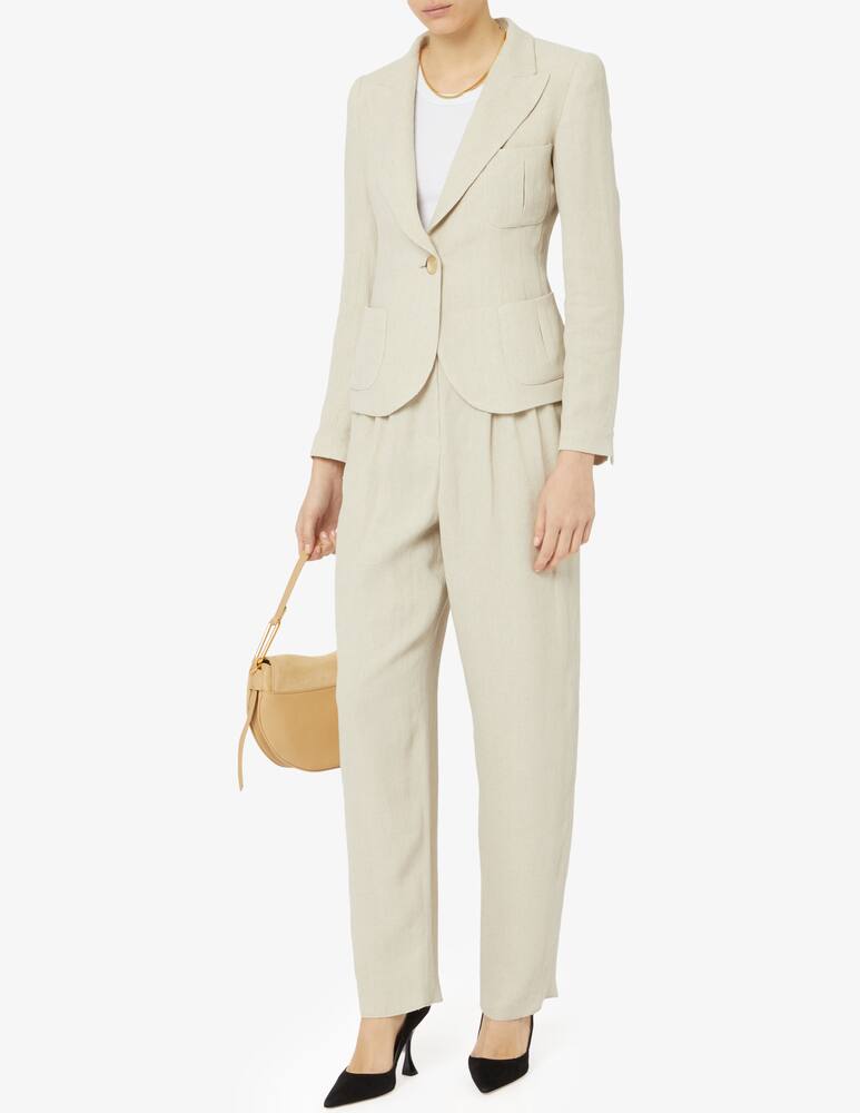 rinascente Emporio Armani Linen blend trousers
