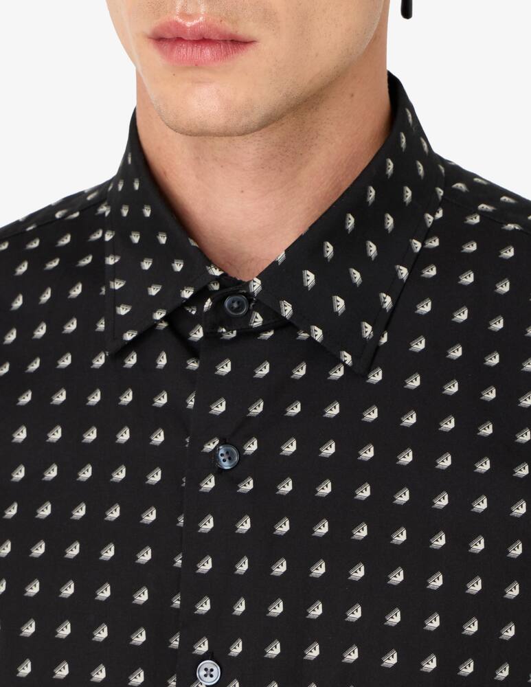 rinascente Emporio Armani Aquila all over shirt