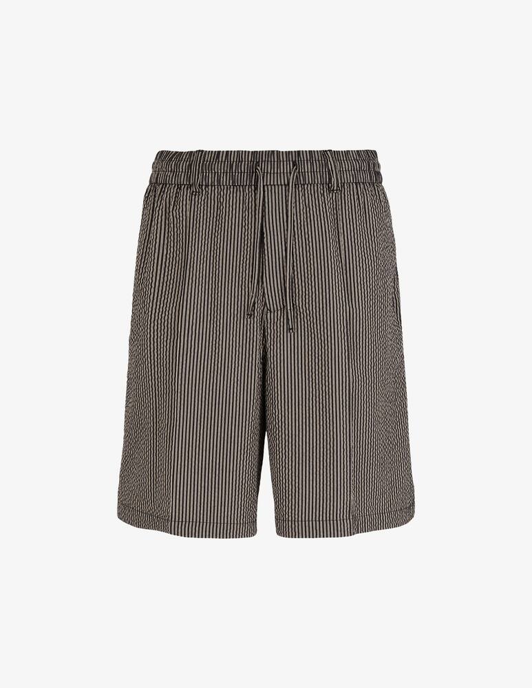 Emporio Armani Bermuda coulisse seersucker - picture 1 Emporio Armani Bermuda coulisse seersucker - picture 1