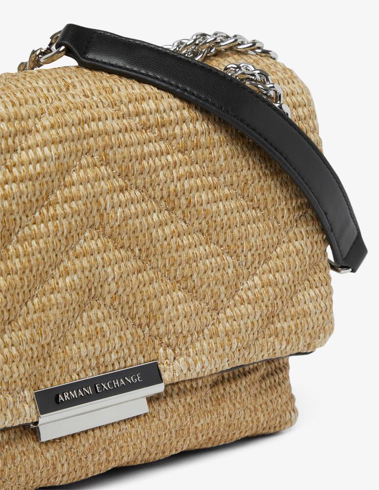 rinascente Armani Exchange Borsa a tracolla M in rafia