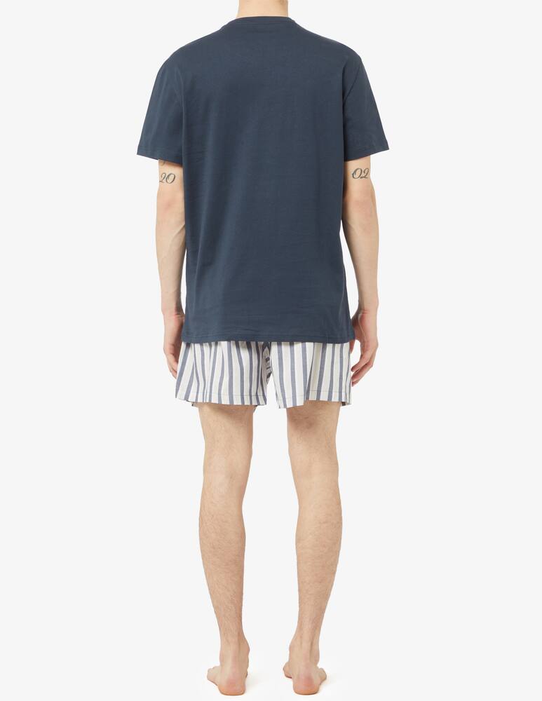 rinascente Emporio Armani Pigiama corto yarn dyed woven