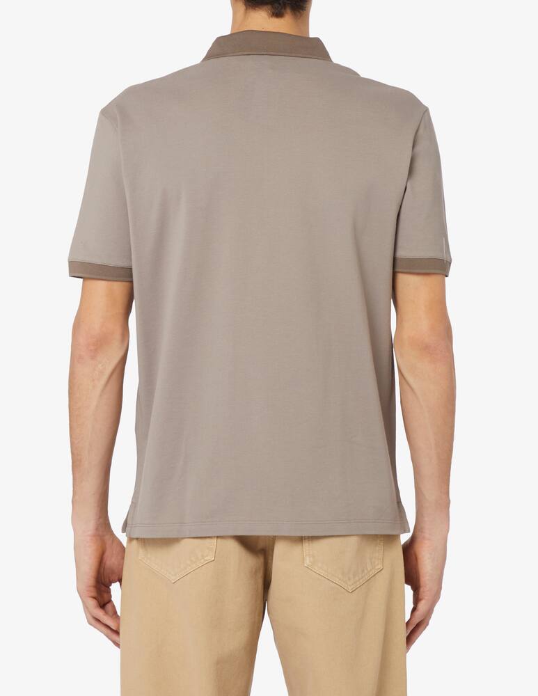 Emporio Armani Polo piquet collo contr - immagine 3 Emporio Armani Polo piquet collo contr - immagine 3