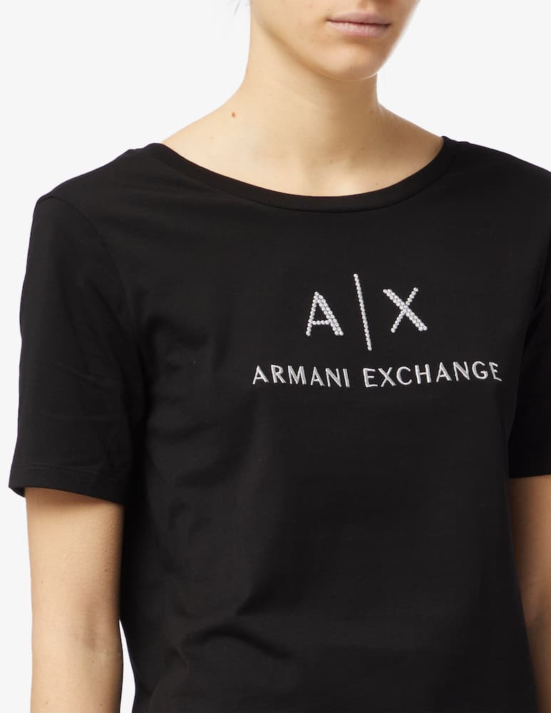 rinascente Armani Exchange Cotton logo jersey