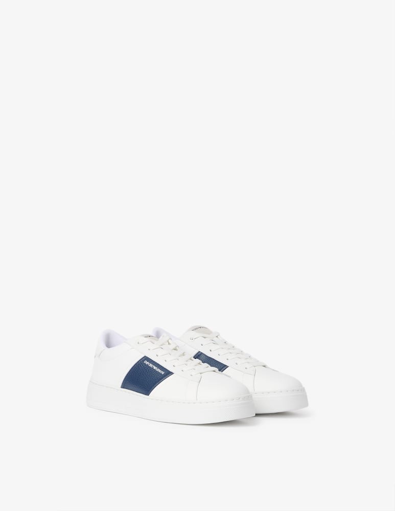 rinascente Emporio Armani Zar low stripe sneakers