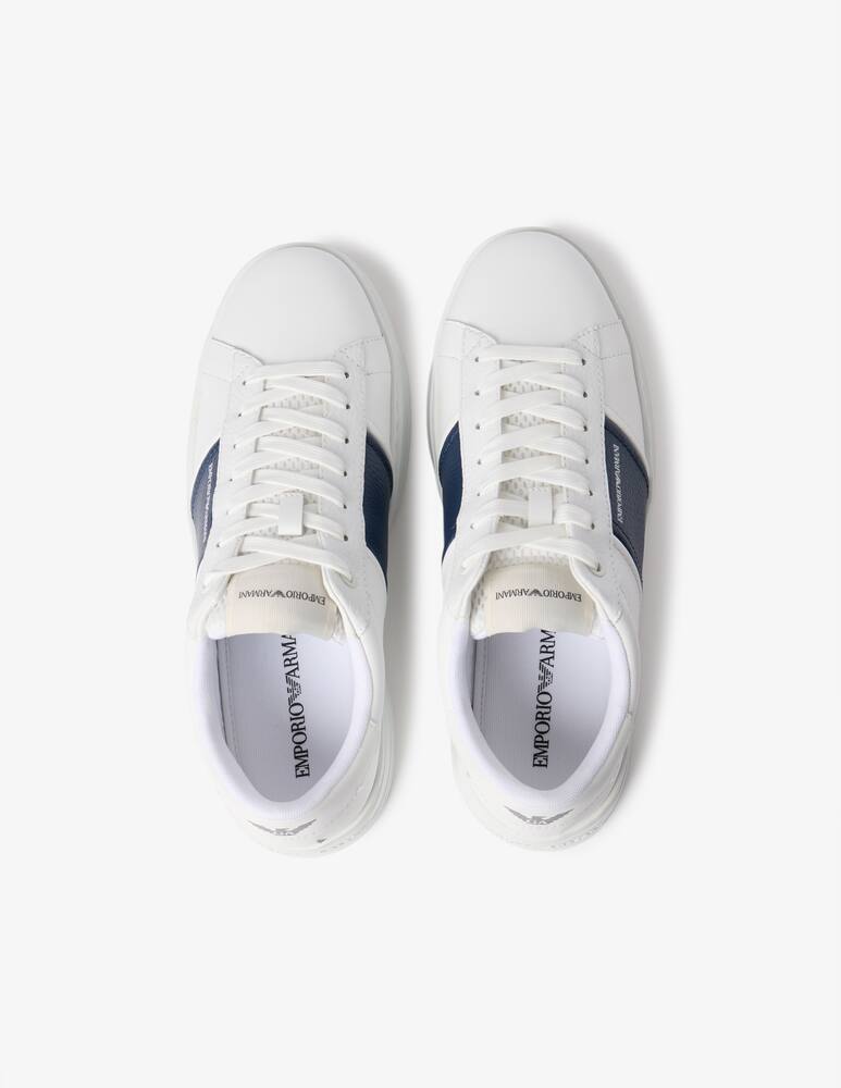 rinascente Emporio Armani Zar low stripe sneakers