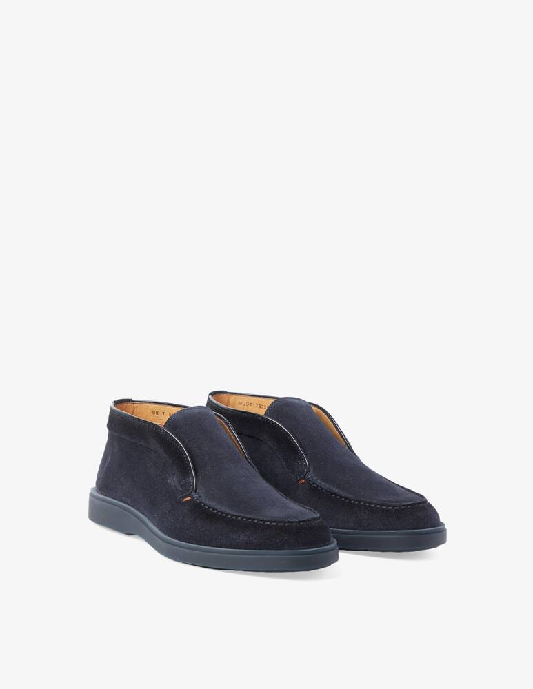 Santoni Slipon suede boots - Blue - picture 2 Santoni Slipon suede boots - Blue - picture 2