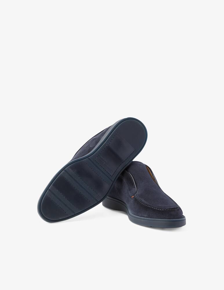 Santoni Slipon suede boots - Blue - picture 5 Santoni Slipon suede boots - Blue - picture 5