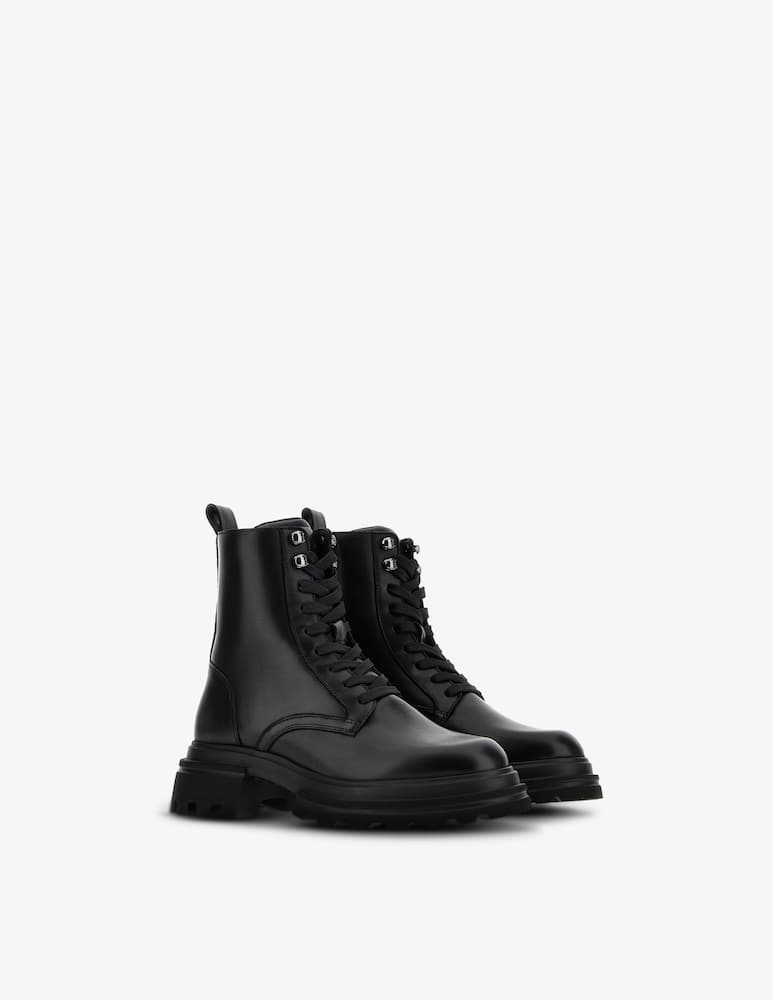 rinascente Hogan Combat Boots Hogan 10-Storey
