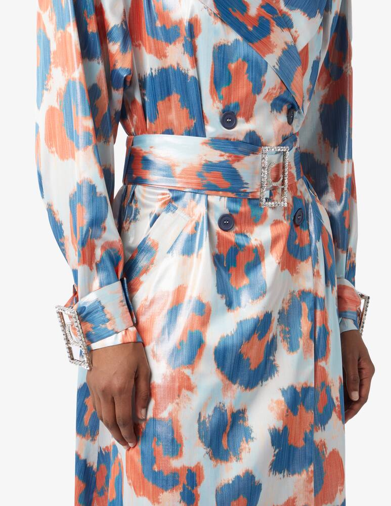 rinascente Not After Ten Trench con stampa leo