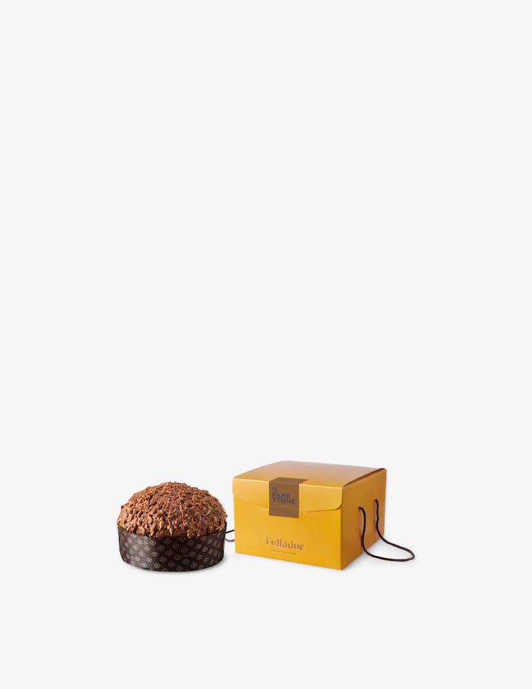 rinascente Forno Follador Panettone Cioccolato con Glassa Rocher 800g