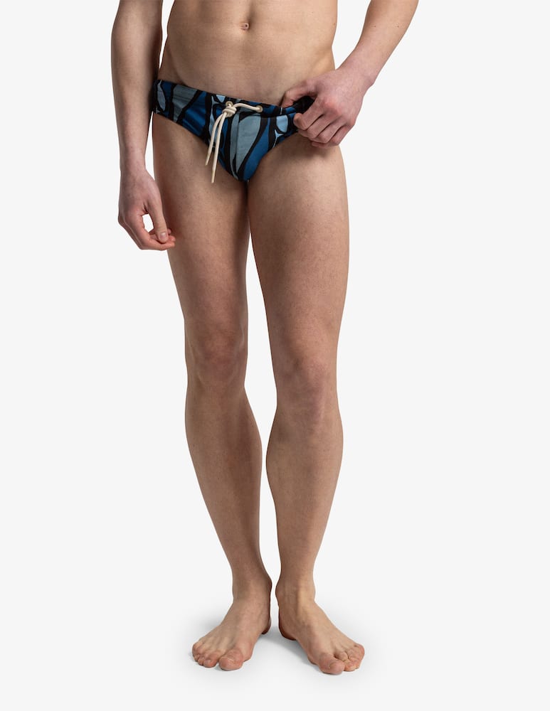 rinascente Mosso Slip da nuoto stampato