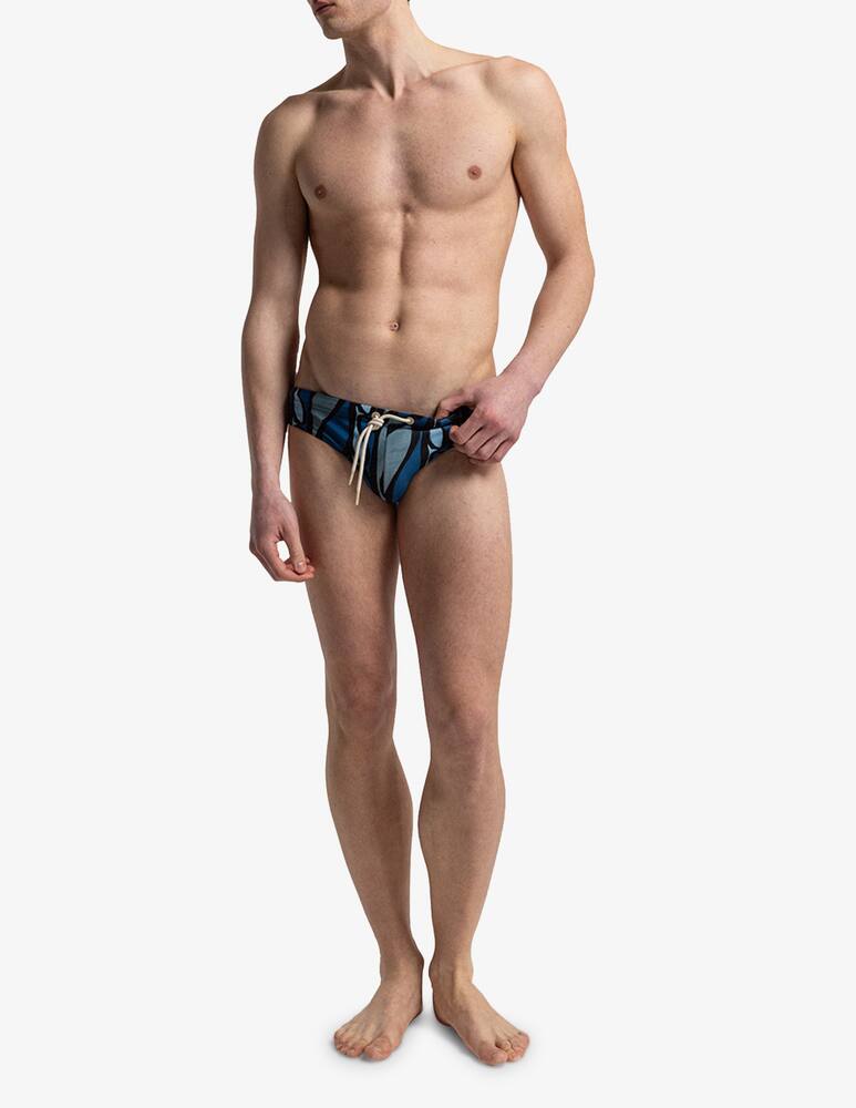 rinascente Mosso Slip mare stampa pesci