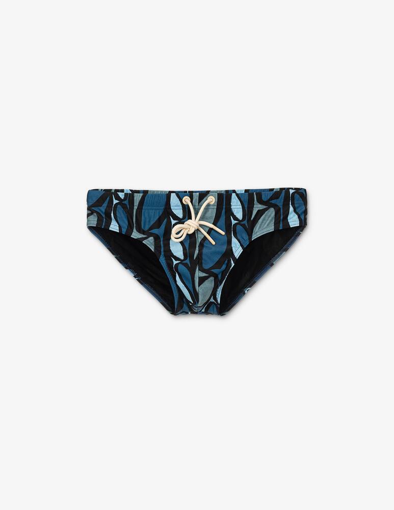 rinascente Mosso Slip mare stampa pesci