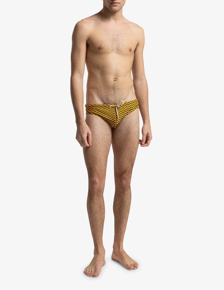 rinascente Mosso Swimbrief fish print slip
