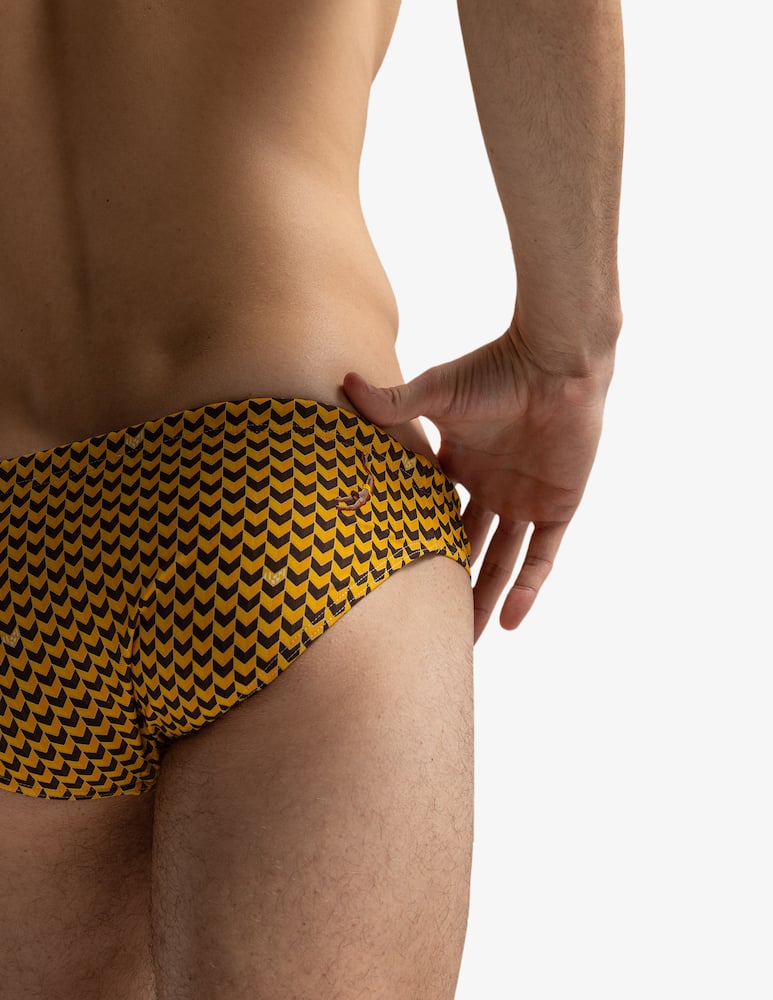 rinascente Mosso Slip mare con stampa