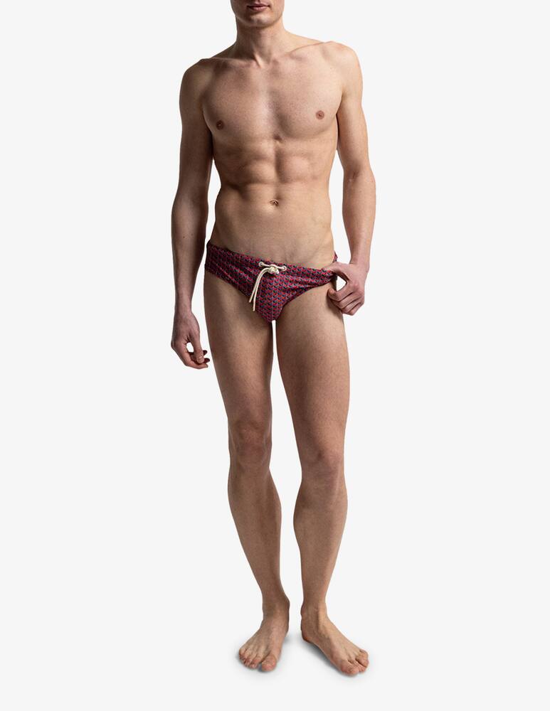 Mosso Fish print swim brief - picture 2