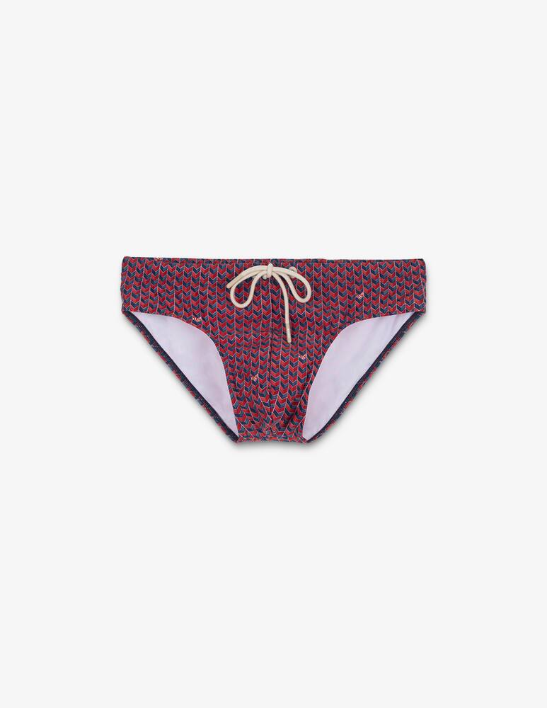 Mosso Fish print swim brief - picture 4