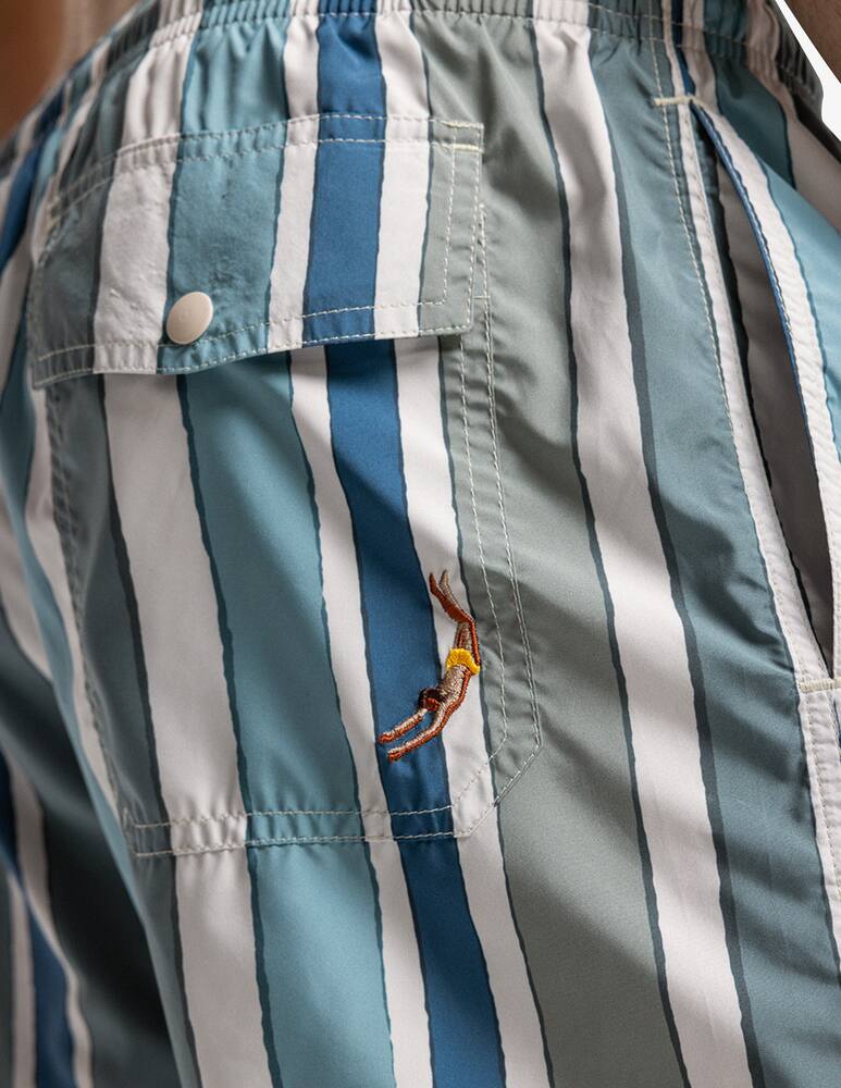 rinascente Mosso Striped swim boxers