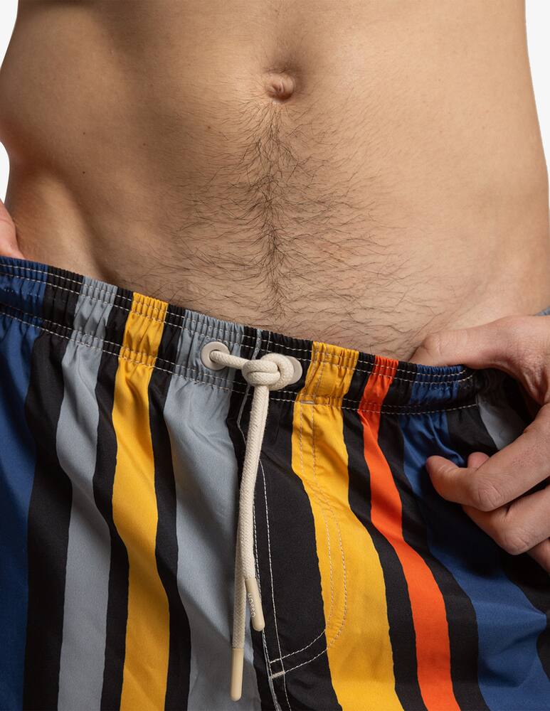 rinascente Mosso Striped swim shorts