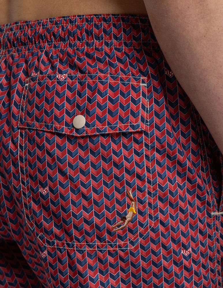 rinascente Mosso Fish print swim shorts