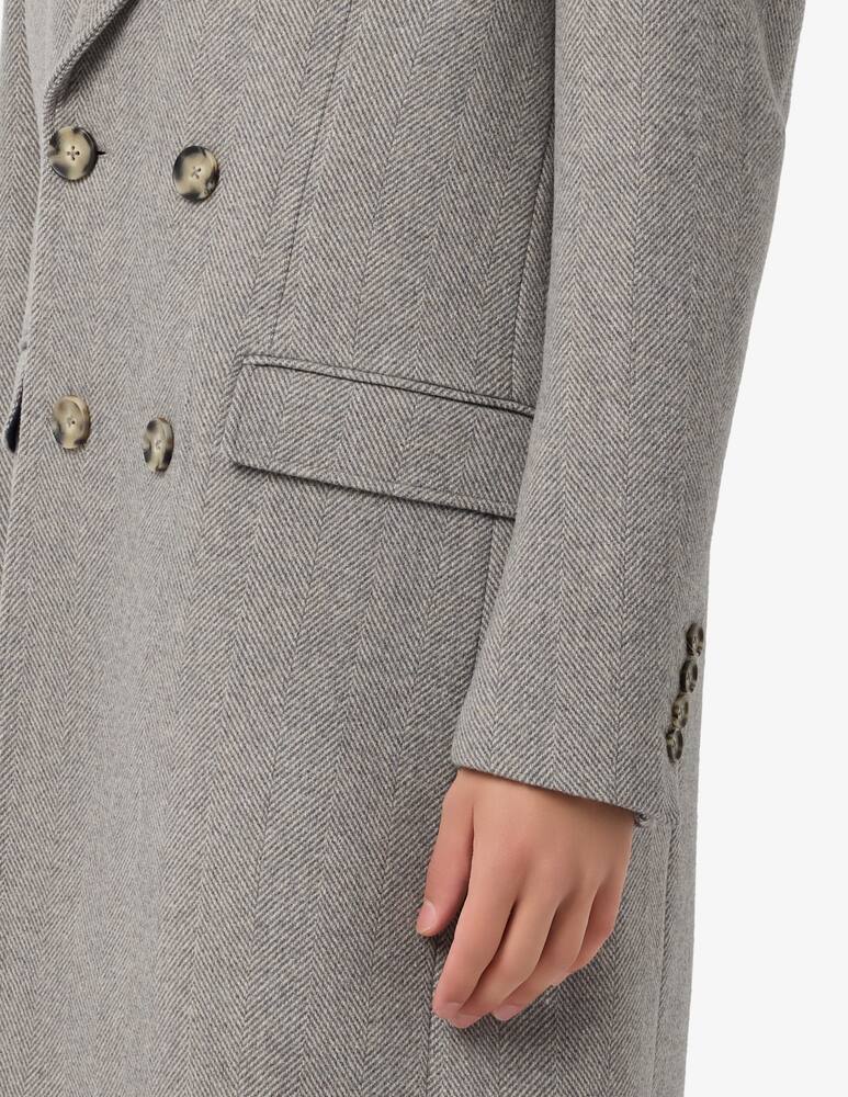 rinascente Manuel Ritz Herringbone double-breasted coat