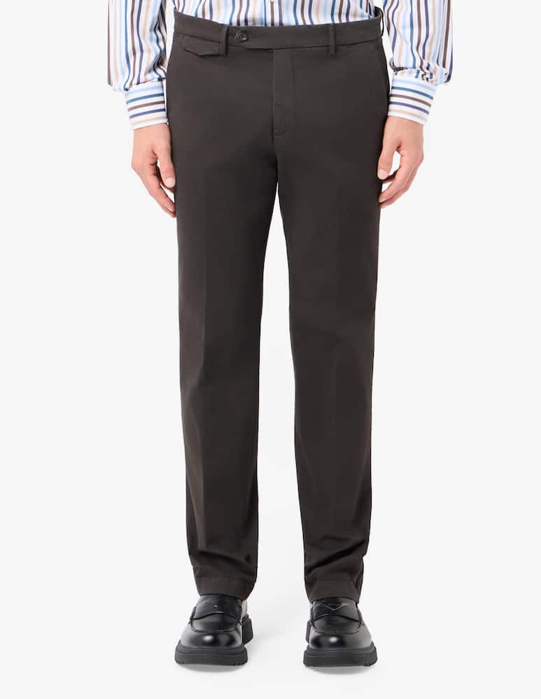 Paoloni Chino gabardine trousers - picture 1 Paoloni Chino gabardine trousers - picture 1