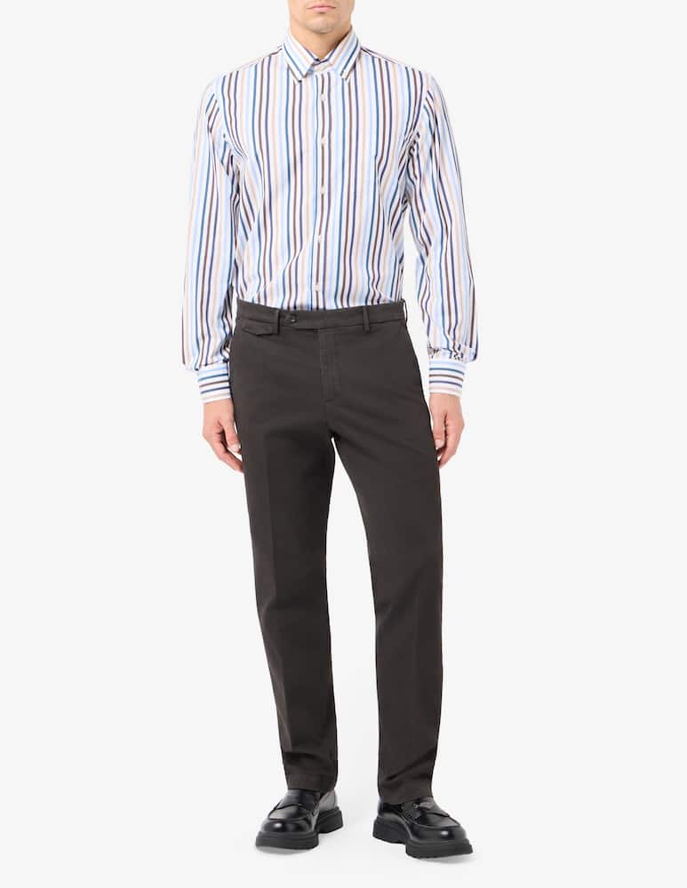 Paoloni Chino gabardine trousers - picture 2 Paoloni Chino gabardine trousers - picture 2