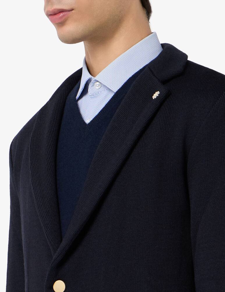 rinascente Manuel Ritz Giacca maglia bottoni oro