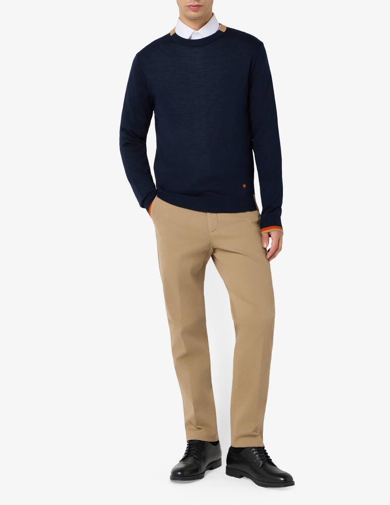 rinascente Manuel Ritz Contrast trim jumper