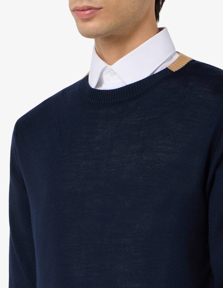 rinascente Manuel Ritz Contrast trim jumper