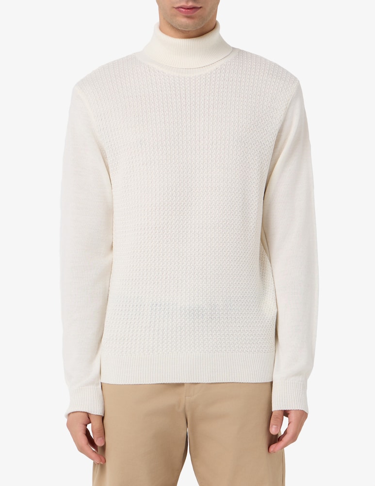 rinascente Manuel Ritz Turtleneck cable-knit jumper