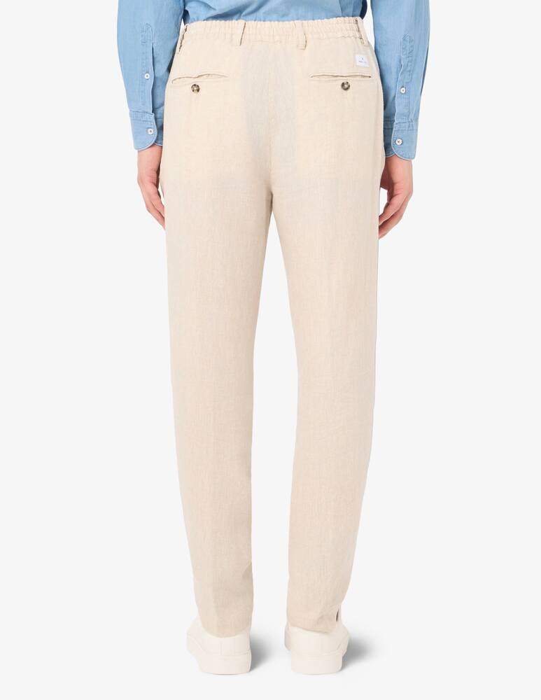 Manuel Ritz Pantaloni con coulisse una pince in lino Mix&Match - immagine 3 Manuel Ritz Pantaloni con coulisse una pince in lino Mix&Match - immagine 3